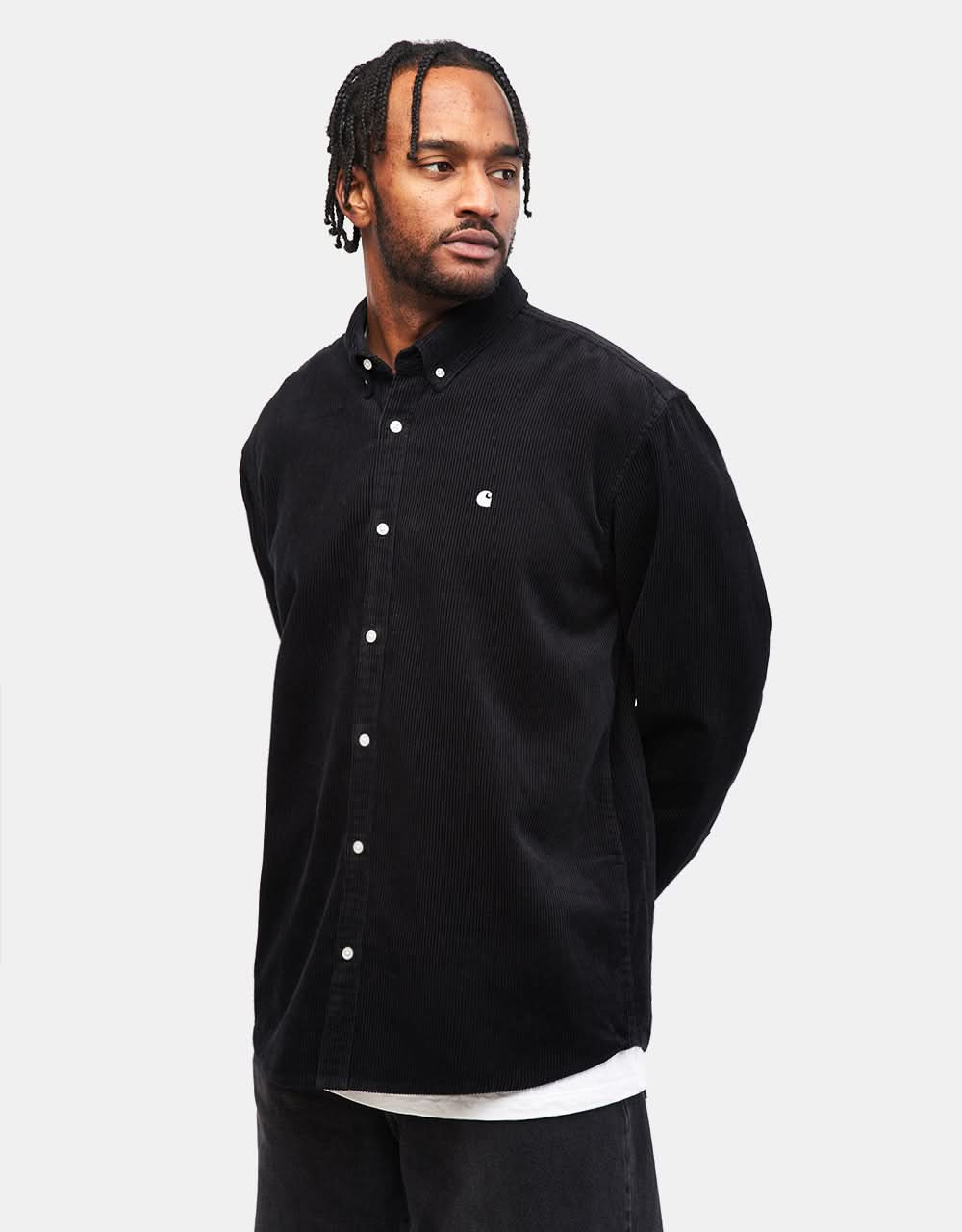 Carhartt WIP L/S Madison Shirt - Black/White