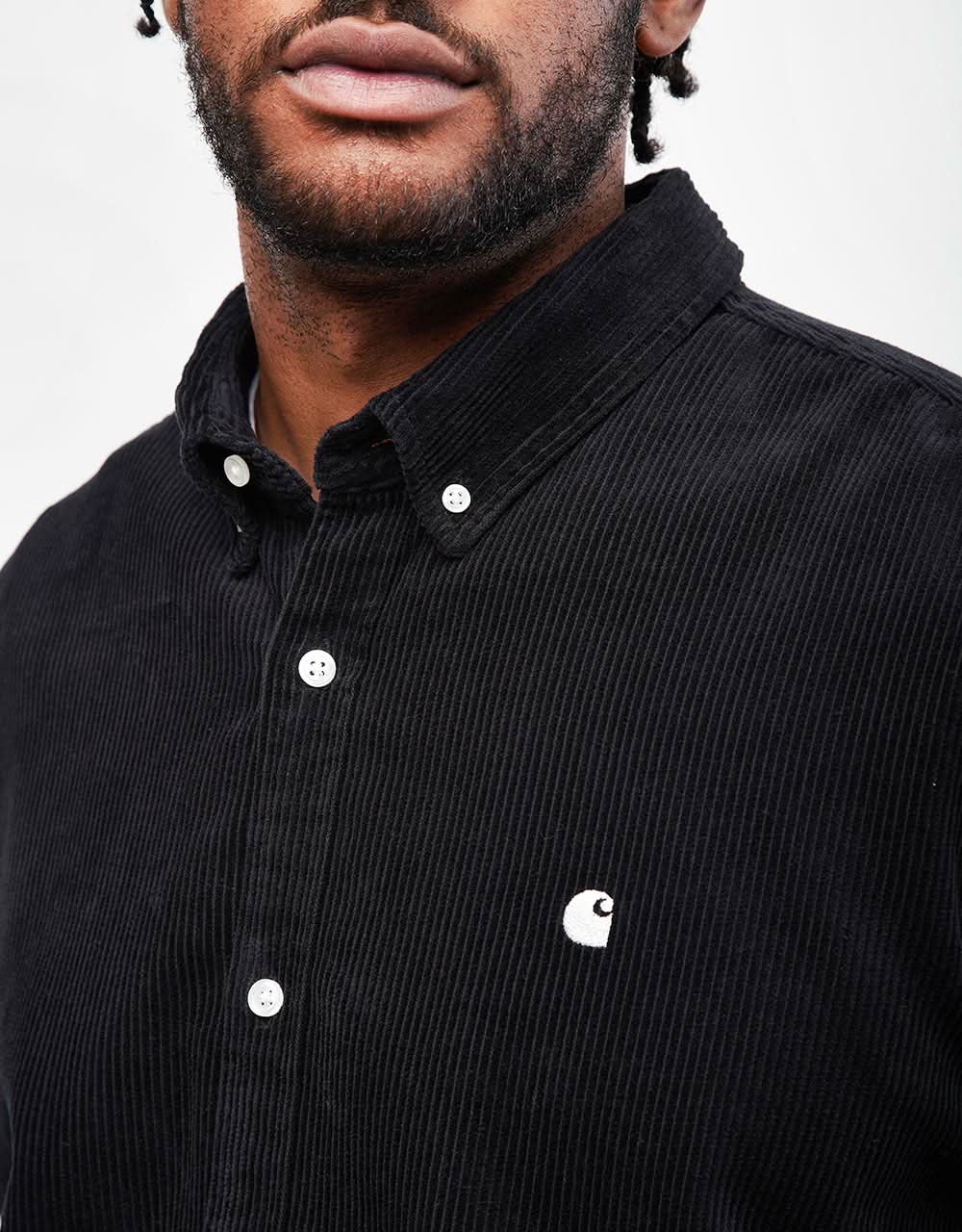 Carhartt WIP L/S Madison Shirt - Black/White