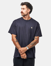 Carhartt WIP S/S Chase T-Shirt - Dark Navy/Gold
