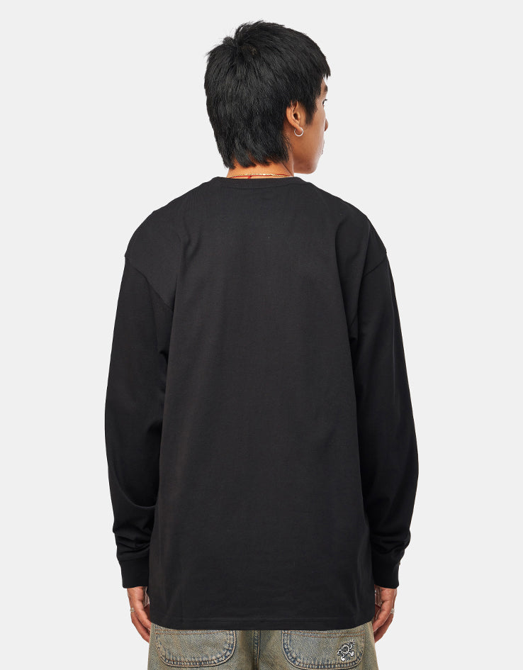 Carhartt WIP L/S Chase T-Shirt - Black/Gold
