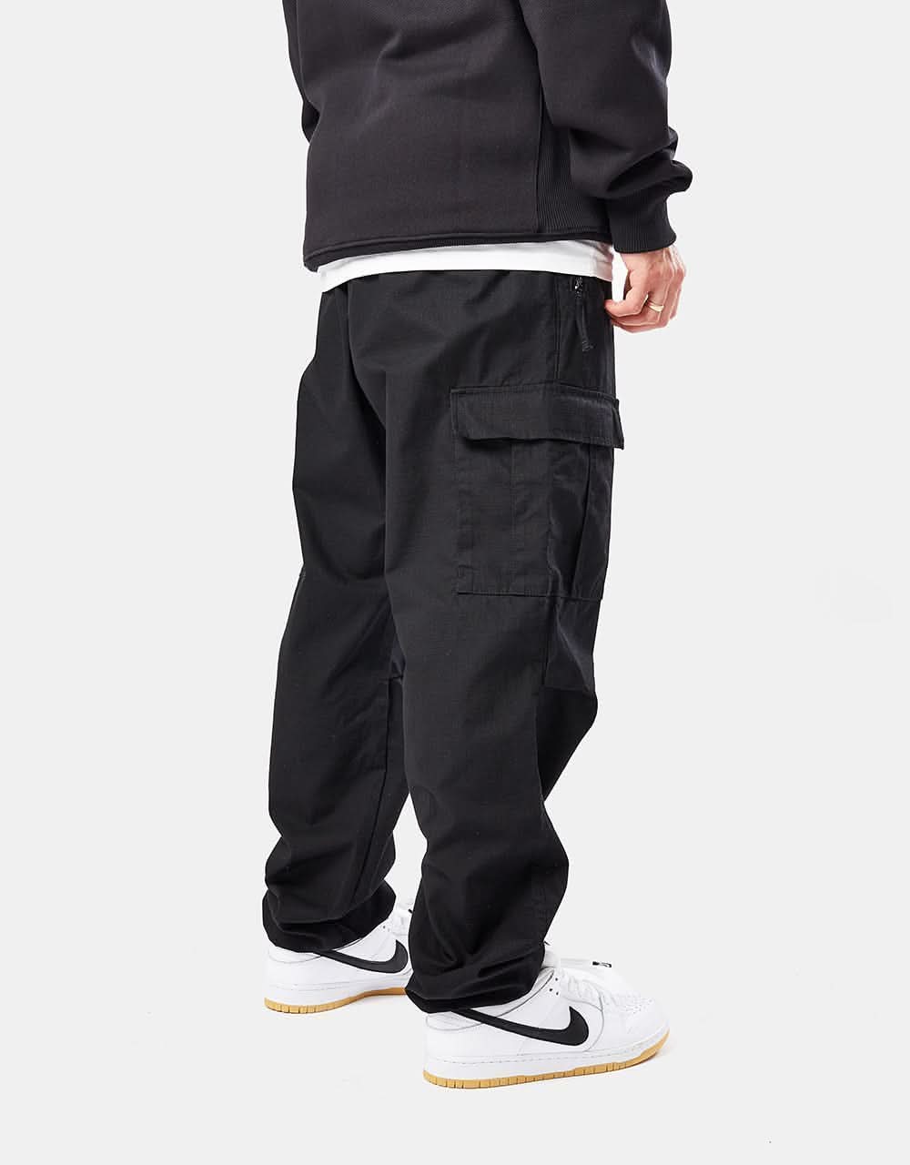 Carhartt WIP Cargo Jogger - Black (Rinsed)