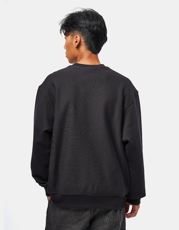 Carhartt WIP American Script Sweatshirt - Black