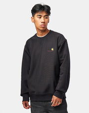 Carhartt WIP American Script Sweatshirt - Black