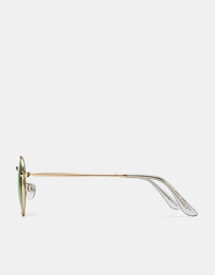 CHPO Liam Sunglasses - Gold/Green Mirror