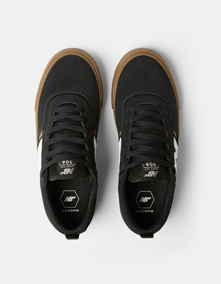 New Balance Numeric Jamie Foy 306 Skate Shoes - Black/Gum