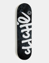 Cliché Handwritten Black RHM Skateboard Deck - 8"
