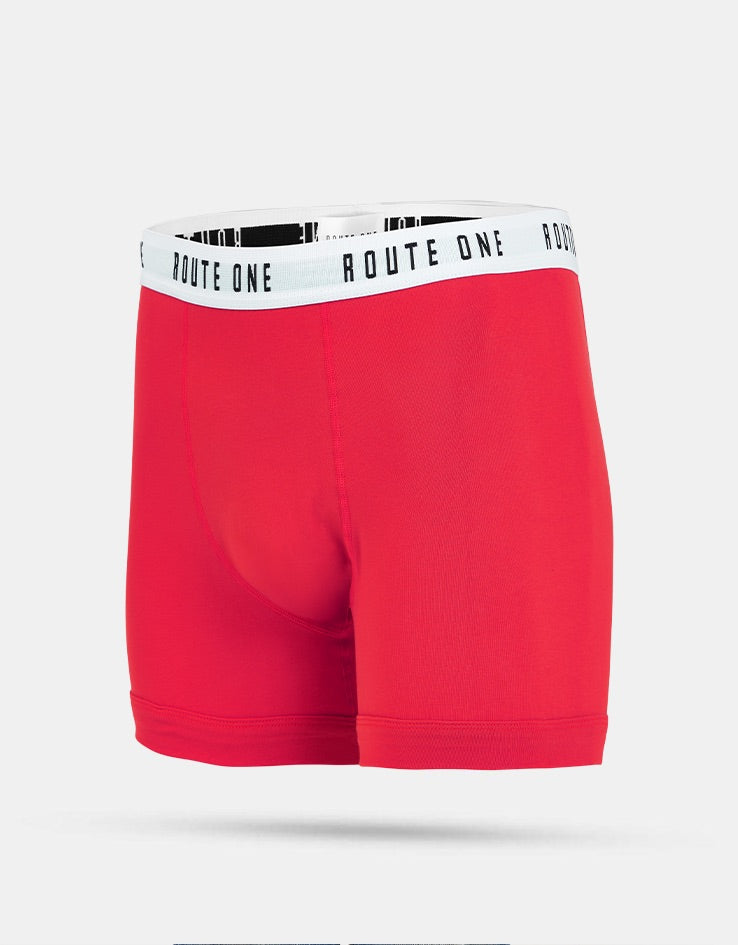 Route One Classic Boxer Shorts 3 Pack - Red/White/Blue