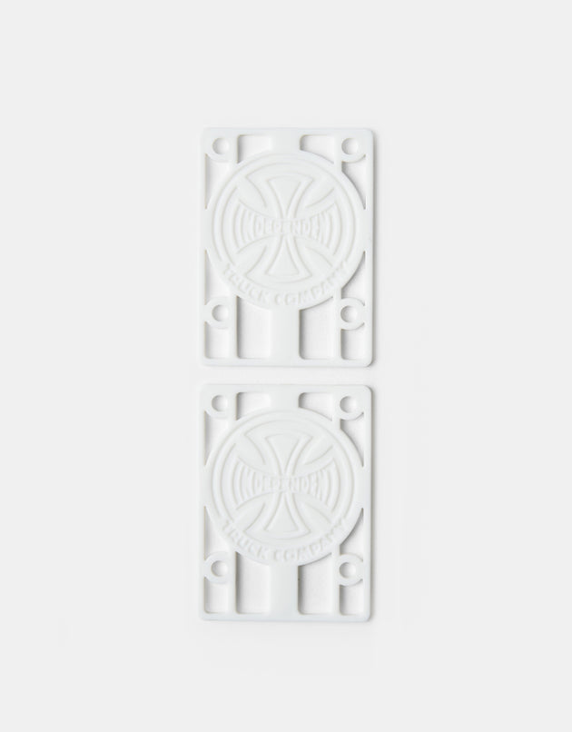Independent 1/8" Riser Pads (Pair) - White