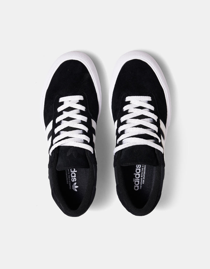 adidas Matchbreak Super Skate Shoes - Core Black/White/Gold Metallic