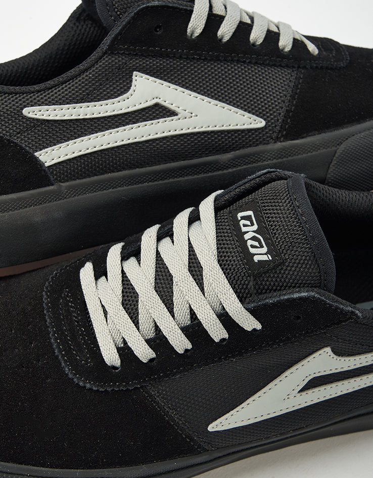 Lakai Manchester Skate Shoes - Black Suede