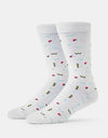 Route One Jazzy Socks - White