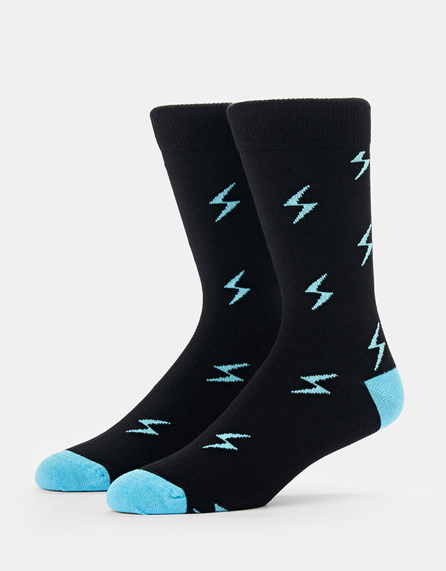 Route One Bolt Socks - Black