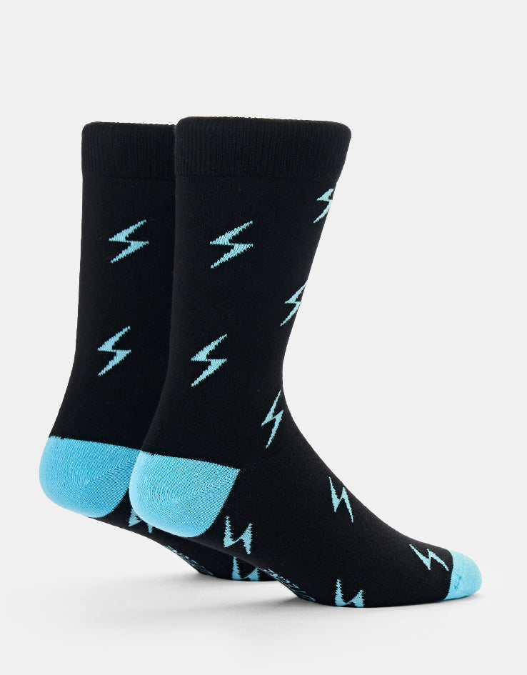 Route One Bolt Socks - Black
