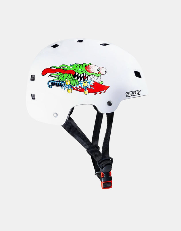 Bullet x Santa Cruz Slasher Junior Helmet - Gloss White