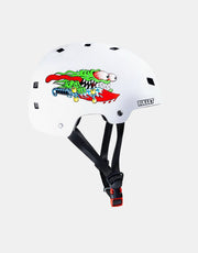 Bullet x Santa Cruz Slasher Junior Helmet - Gloss White