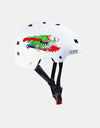 Bullet x Santa Cruz Slasher Junior Helmet - Gloss White