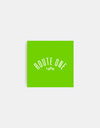 Route One Square Arch Logo Small Sticker - Olive/White
