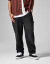 Route One Denim Carpenter Pants  - Washed Black