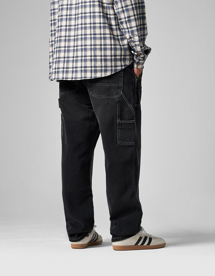 Route One Denim Carpenter Pants  - Light Wash