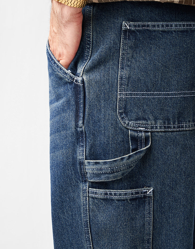 Route One Denim Carpenter Pants  - Light Wash