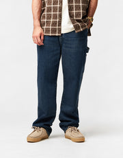 Route One Denim Carpenter Pants  - Light Wash
