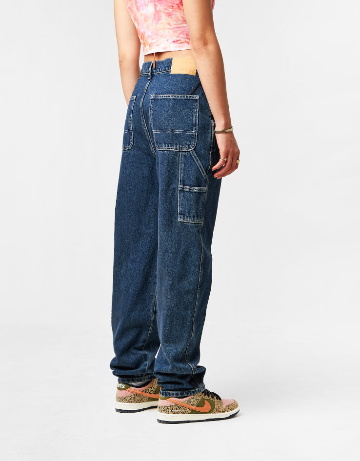 Route One Denim Carpenter Pants  - Light Wash