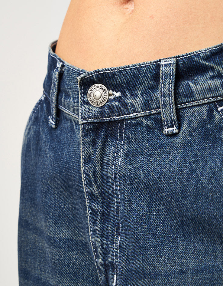 Route One Denim Carpenter Pants  - Light Wash