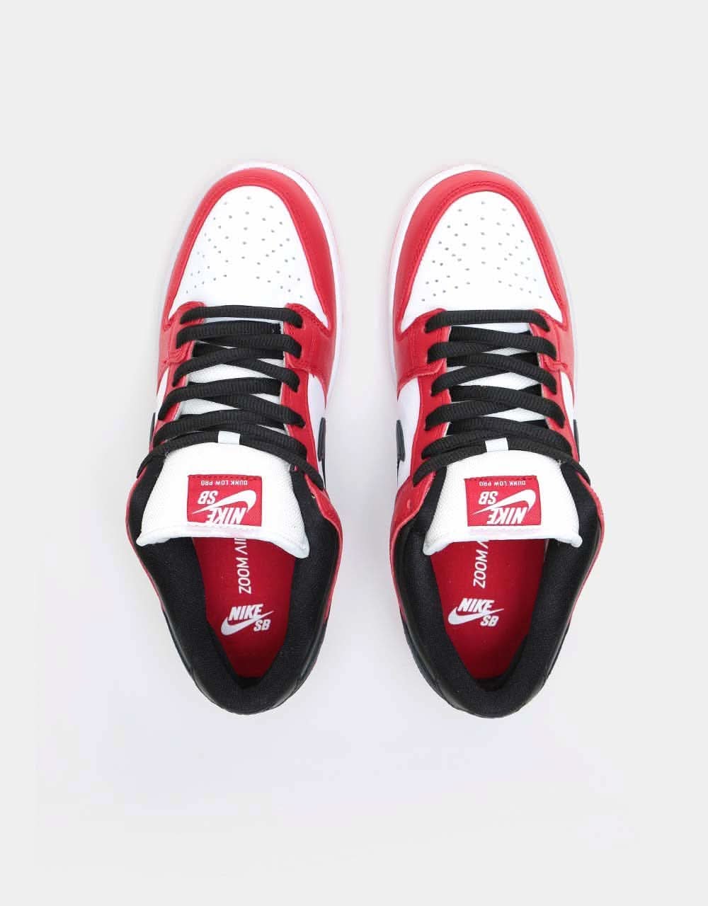 Nike SB Dunk Low Pro Skate Shoes - Varsity Red/Black-White-Varsity Red