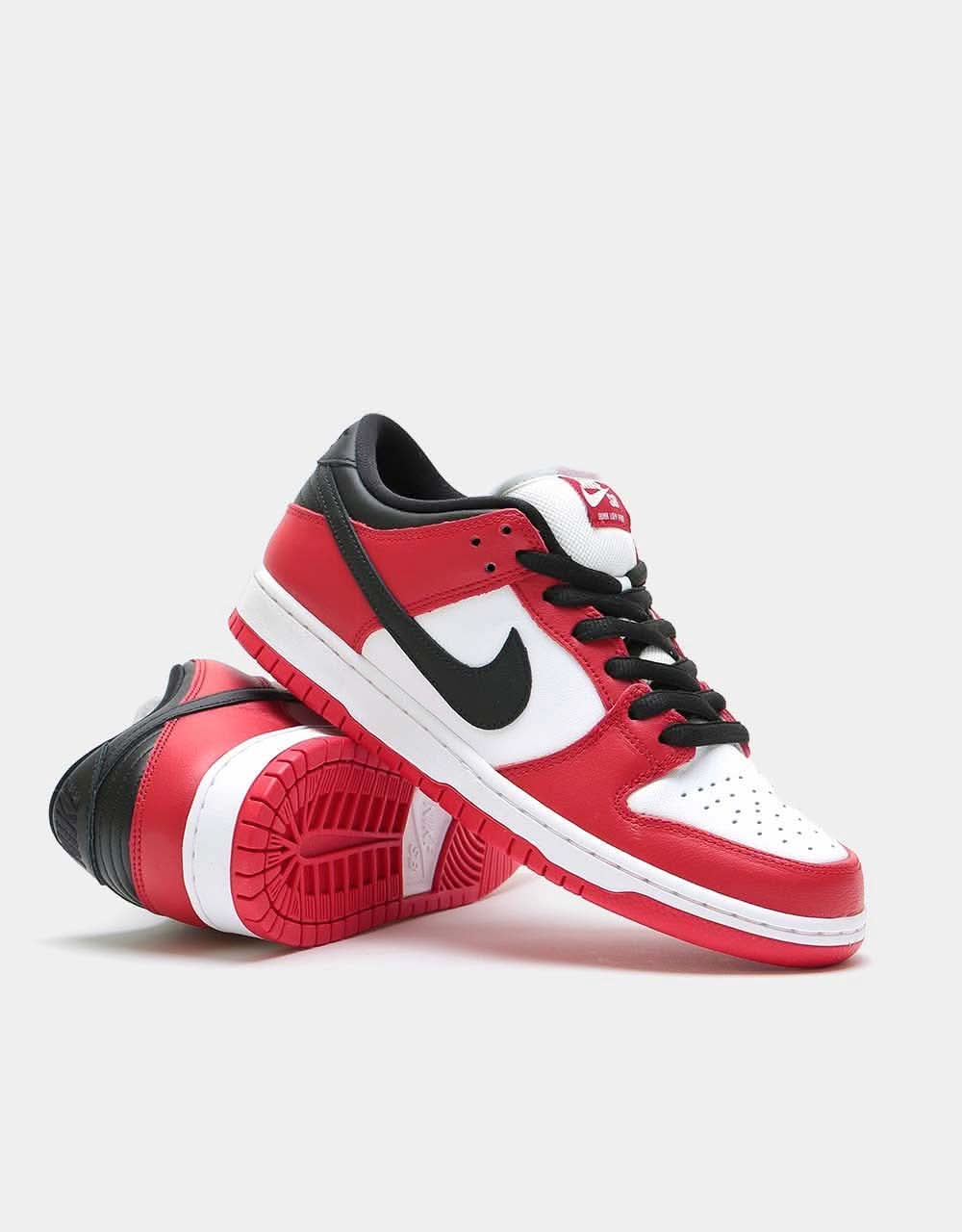Nike SB Dunk Low Pro Skate Shoes - Varsity Red/Black-White-Varsity Red
