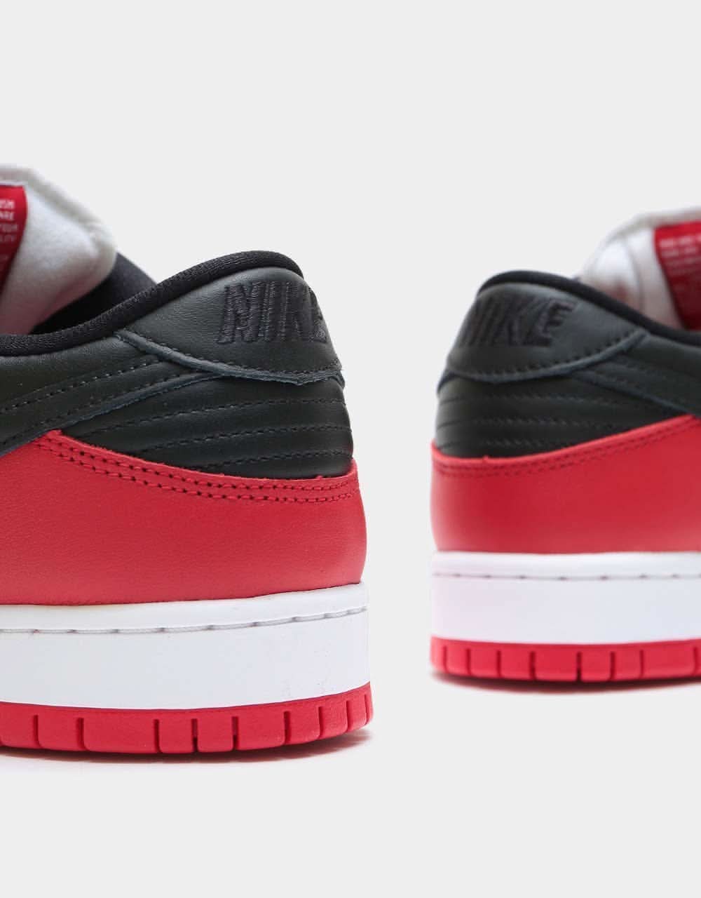 Nike SB Dunk Low Pro Skate Shoes - Varsity Red/Black-White-Varsity Red