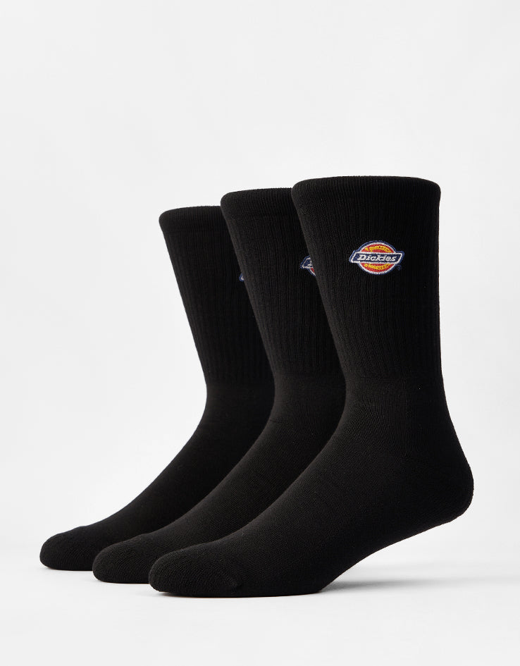 Dickies Valley Grove 3-Pack Socks - Black