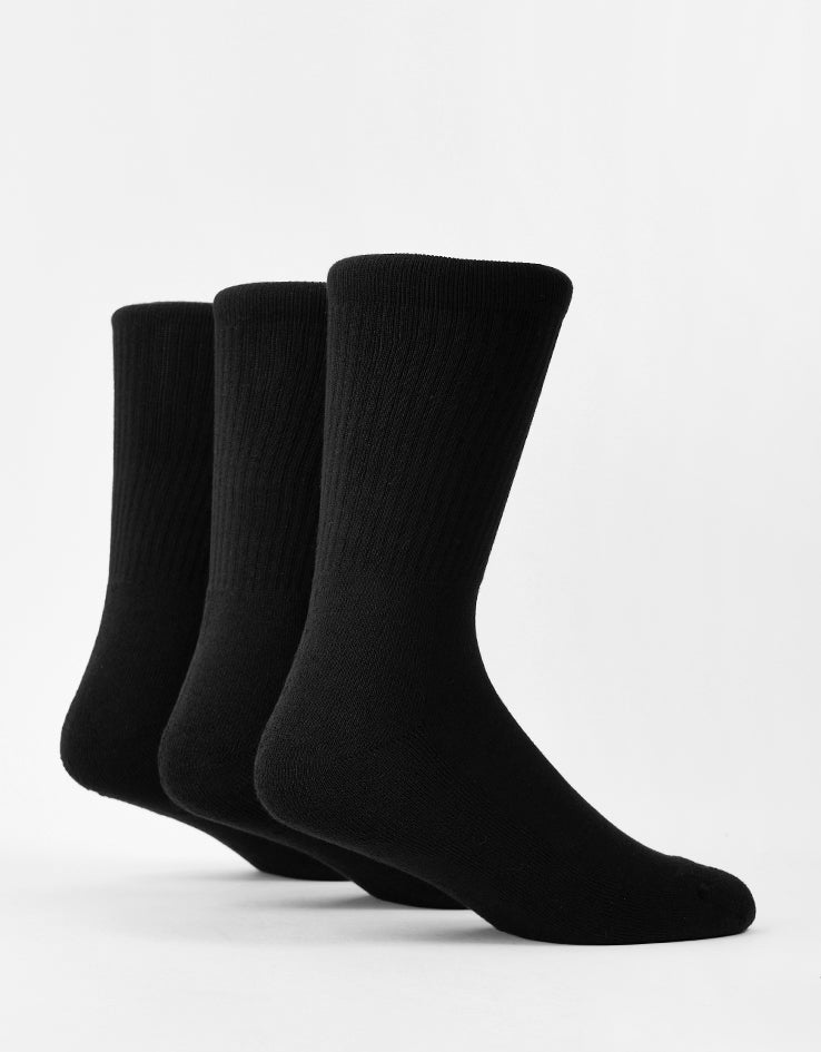 Dickies Valley Grove 3-Pack Socks - Black