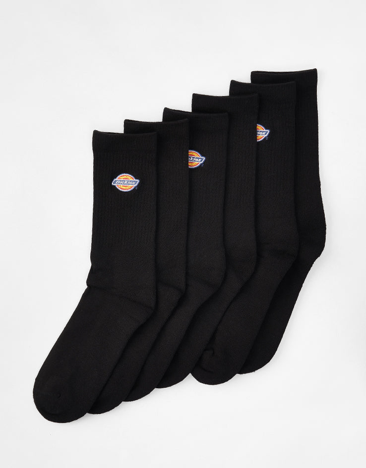 Dickies Valley Grove 3-Pack Socks - Black