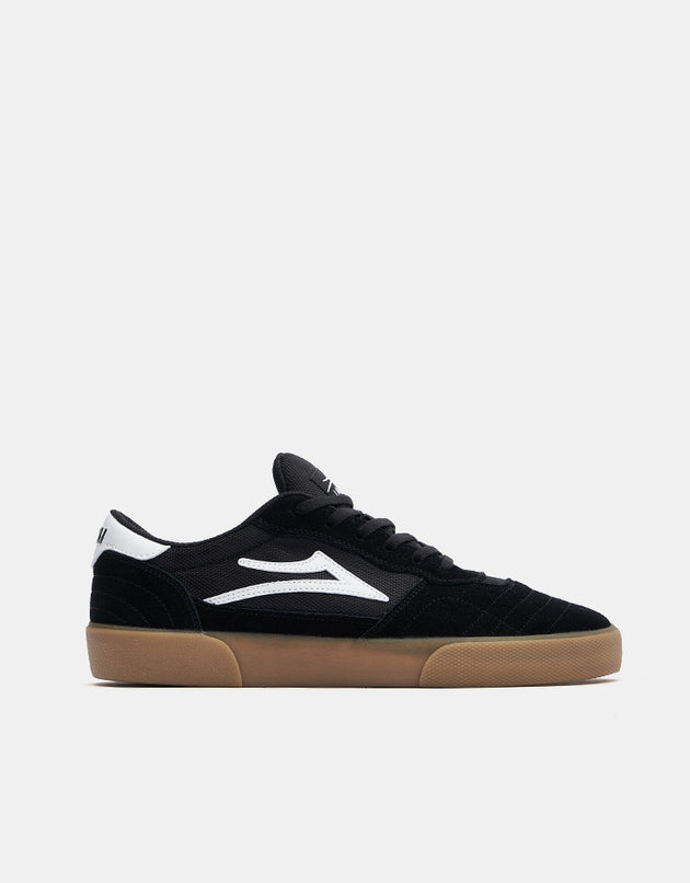 Lakai Cambridge Skate Shoes - Black/Gum Suede