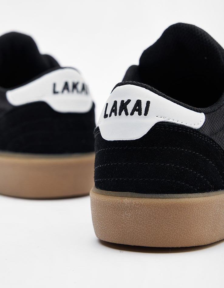 Lakai Cambridge Skate Shoes - Black/Gum Suede