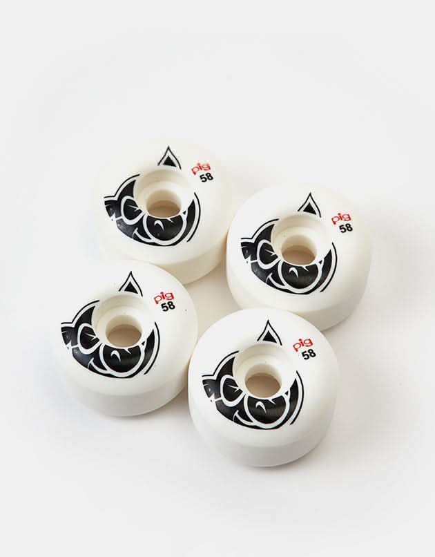 Pig Head Natural 101a Skateboard Wheel - 58mm