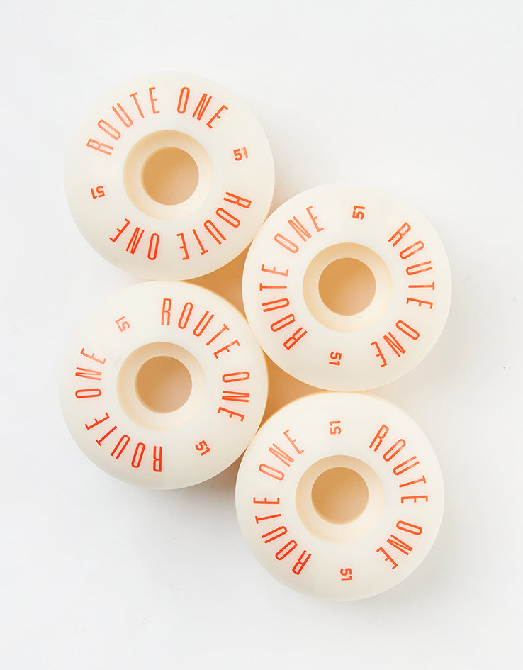 Route One Logo 102a Skateboard Wheel - 51mm