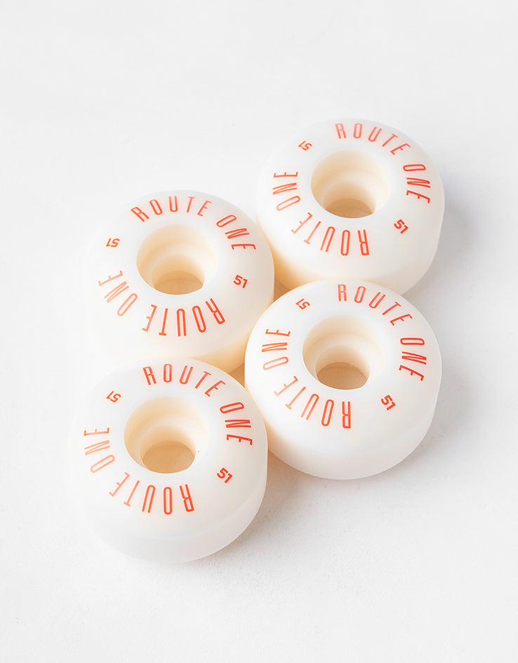 Route One Logo 102a Skateboard Wheels - 51mm