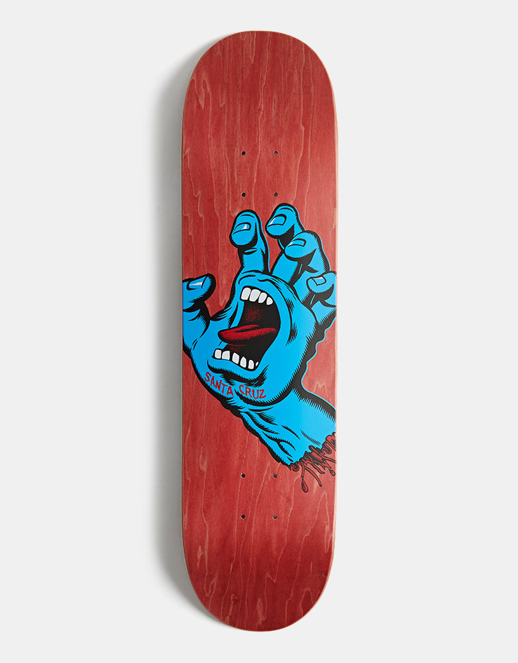 Santa Cruz Screaming Hand Skateboard Deck - 8"