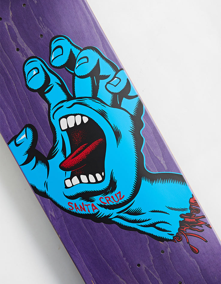 Santa Cruz Screaming Hand Skateboard Deck - 8.375