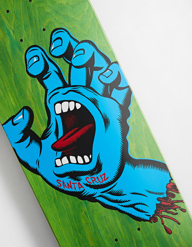 Santa Cruz Screaming Hand Skateboard Deck - 8.8