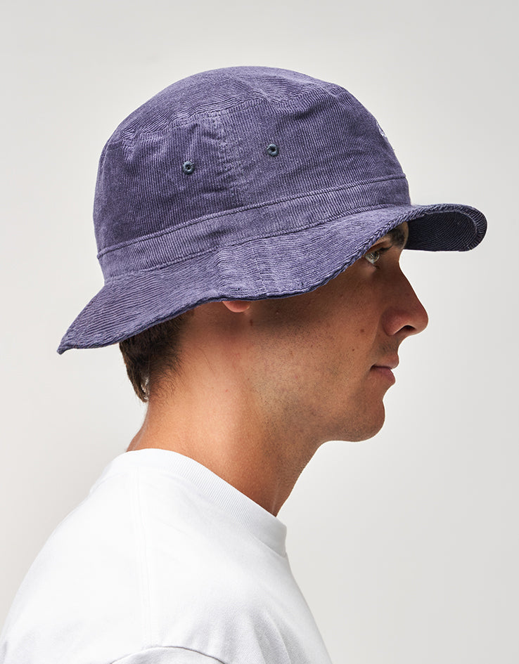 Route One Script Cord Bucket Hat - Navy