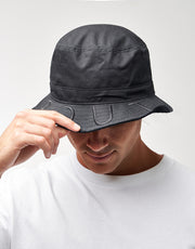 Route One Brimmed Bucket Hat - Black