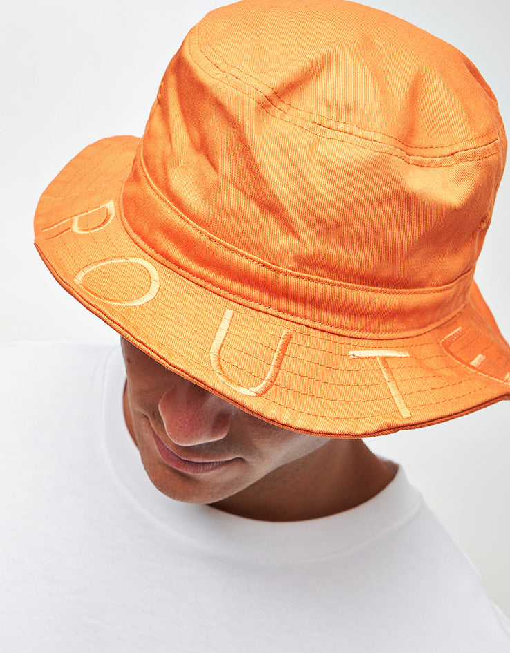Route One Brimmed Bucket Hat - Orange