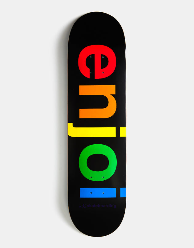 Enjoi Spectrum R7 Skateboard Deck - Black