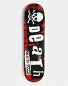 Death Punk Tartan Skateboard Deck
