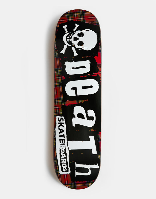 Death Punk Tartan Skateboard Deck