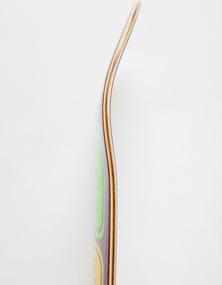 Free Dome Stacked Logo Skateboard Deck - 8"