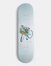Skateboard Cafe Flower Basket Skateboard Deck - Grey