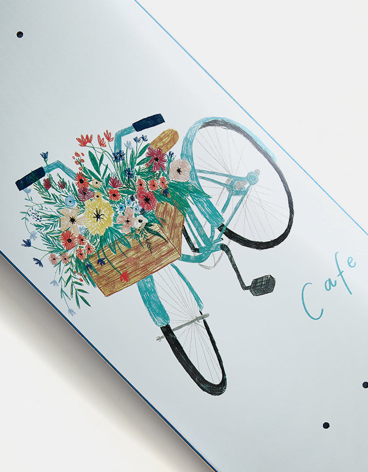 Skateboard Cafe Flower Basket Skateboard Deck - Grey